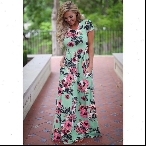 women long dresses maxi dress summer floral print boho beach short sleeve evening party vestidos plus size xxxl, Black;gray
women long dresses maxi dress summer floral print boho beach short sleeve evening party vestidos plus size xxxl, Black;gray