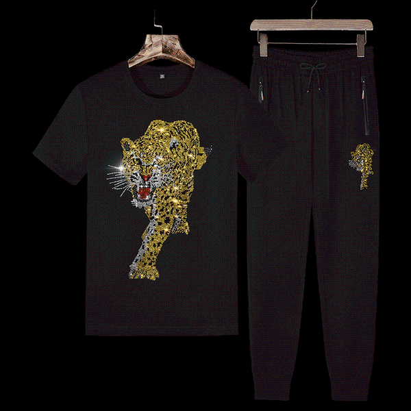 men's tracksuits cinsy mens men set 2021 solid oversized causal outfits of summer wear leopard diamond print t-shirt and pant for, Gray
men's tracksuits cinsy mens men set 2021 solid oversized causal outfits of summer wear leopard diamond print t-shirt and pant for, Gray