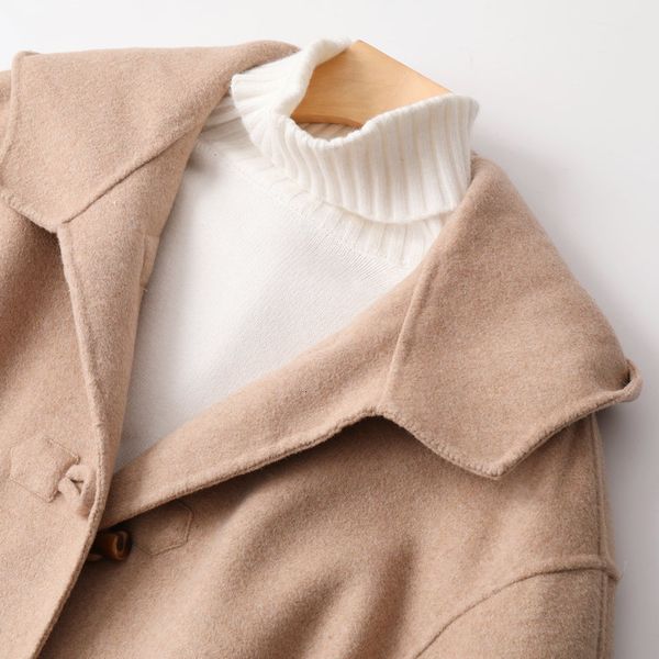 jacket double camel molasses cashmere female winter mid-length slimming wool coat with lid, Black;brown
jacket double camel molasses cashmere female winter mid-length slimming wool coat with lid, Black;brown