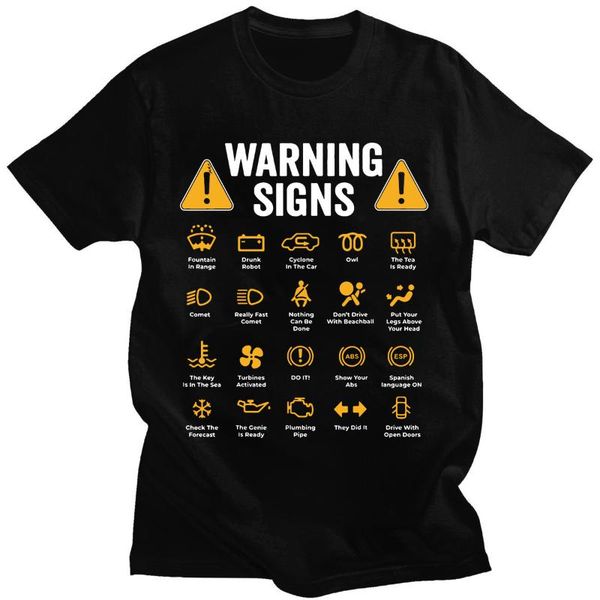 men's t-shirts funny driving warning signs 101 auto mechanic gift driver t-shirt fashion casual t shirt cotton mens tee, White;black
men's t-shirts funny driving warning signs 101 auto mechanic gift driver t-shirt fashion casual t shirt cotton mens tee, White;black