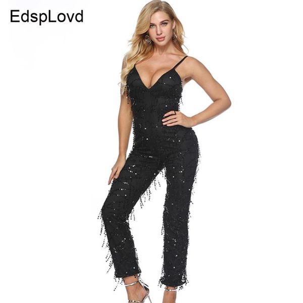 women's jumpsuits & rompers edsplovd 2021 fashion elegant se193, Black;white
women's jumpsuits & rompers edsplovd 2021 fashion elegant se193, Black;white