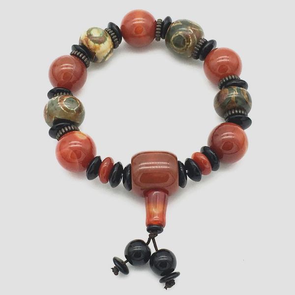 beaded, strands fashionable joker irregular 14mm natural black and red noxy stone bead bracelet 2pcs 001 bungee cord men women
beaded, strands fashionable joker irregular 14mm natural black and red noxy stone bead bracelet 2pcs 001 bungee cord men women