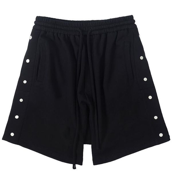men's shorts jogger high street cotton button sports side open grey solid pants casual fashion beach, White;black
men's shorts jogger high street cotton button sports side open grey solid pants casual fashion beach, White;black