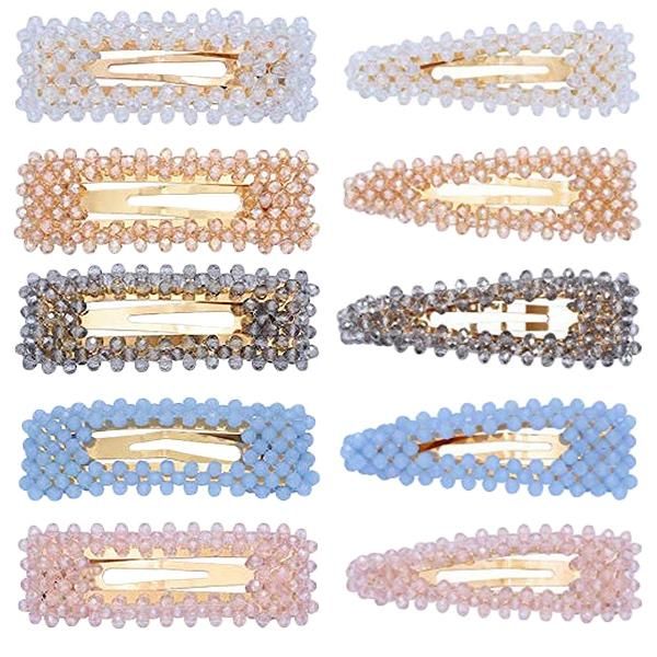hair clips & barrettes 10 pcs rhinestone for women and ladies shining crystal snap different color pins barrett, Golden;silver
hair clips & barrettes 10 pcs rhinestone for women and ladies shining crystal snap different color pins barrett, Golden;silver