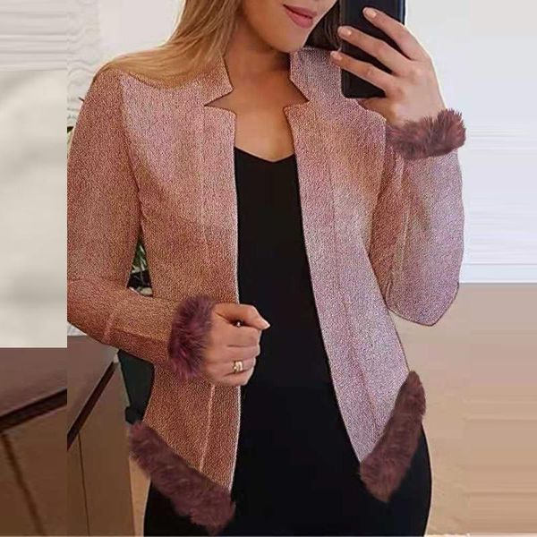 women's jackets autumn elegant v neck solid loose jacket women fashion winter cardigan coats casual hairy long sleeve harajuku outerwea, Black;brown
women's jackets autumn elegant v neck solid loose jacket women fashion winter cardigan coats casual hairy long sleeve harajuku outerwea, Black;brown
