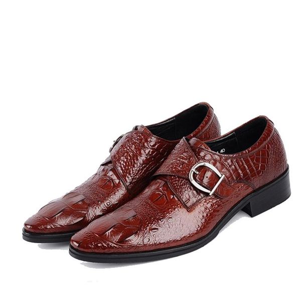 fashion men's crocodile grain pu leather hasp low-heeled dress shoes business oxfords mens casual wedding driving flats pointed, Black
fashion men's crocodile grain pu leather hasp low-heeled dress shoes business oxfords mens casual wedding driving flats pointed, Black