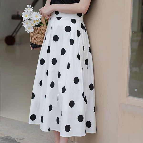skirts houzhou vintage long skirt women elegant white high waisted dot print midi summer mori girl bohemian casual 90s clothes, Black
skirts houzhou vintage long skirt women elegant white high waisted dot print midi summer mori girl bohemian casual 90s clothes, Black