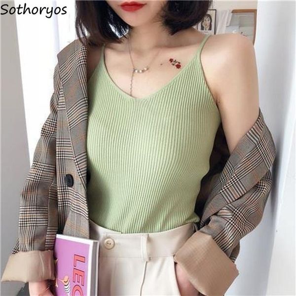 women's tanks & camis women tank- camisole summer knit solid korean style sleeveless outwear ladies chic vintage elegant leisure si, White
women's tanks & camis women tank- camisole summer knit solid korean style sleeveless outwear ladies chic vintage elegant leisure si, White