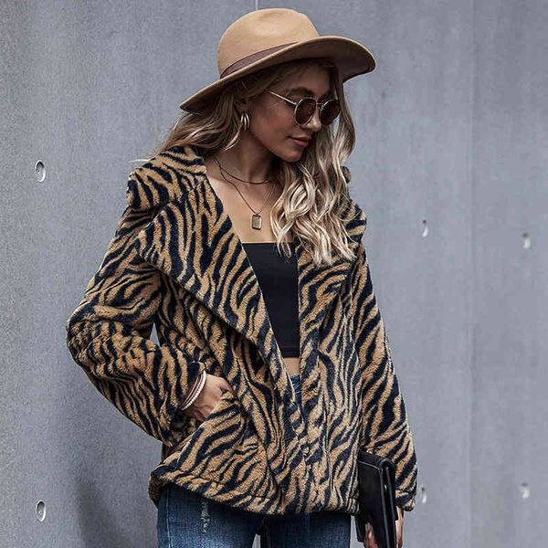 women's jackets fashion autumn warm women faux fur coat turn-down collar long sleeve casual leopard print female outerwear wdhd, Black;brown
women's jackets fashion autumn warm women faux fur coat turn-down collar long sleeve casual leopard print female outerwear wdhd, Black;brown
