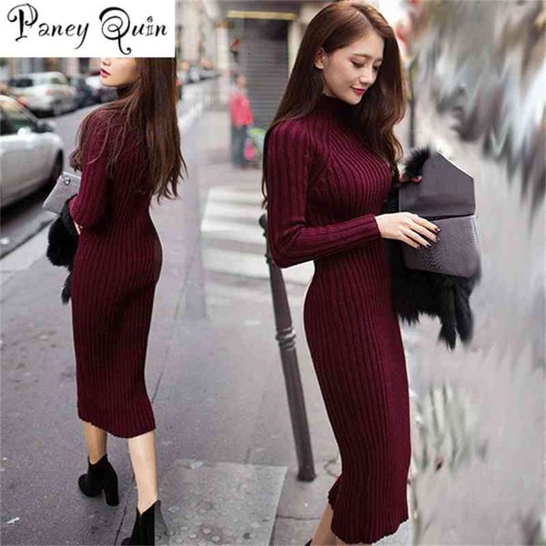 casual dresses women winter sweater knitted long red slim elastic turtleneck long sleeve lady bodycon robe wholesale v4v3, Black;gray
casual dresses women winter sweater knitted long red slim elastic turtleneck long sleeve lady bodycon robe wholesale v4v3, Black;gray