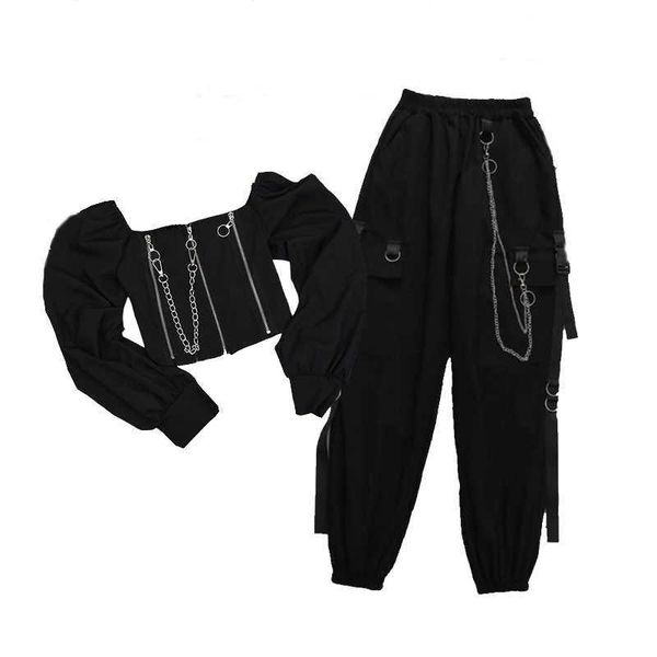 spring fashion harajuku women's chain cargo pants high waist jean streetwear straight femme blue 100% cotton 2 piece 210531, White
spring fashion harajuku women's chain cargo pants high waist jean streetwear straight femme blue 100% cotton 2 piece 210531, White