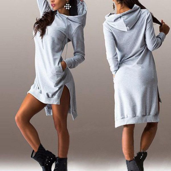 hoodie clothes hooded women dresses club party outfits plus size long sleeve for christmas a line, Black;gray
hoodie clothes hooded women dresses club party outfits plus size long sleeve for christmas a line, Black;gray