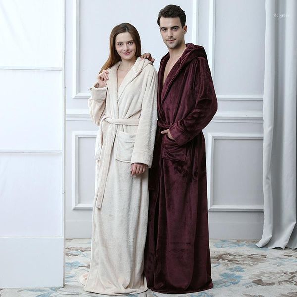 lovers flannel hooded maxi long belt pocket bathrobe men and women's thick warm kimono robes winter solid couple dressing gown1, Black;red
lovers flannel hooded maxi long belt pocket bathrobe men and women's thick warm kimono robes winter solid couple dressing gown1, Black;red
