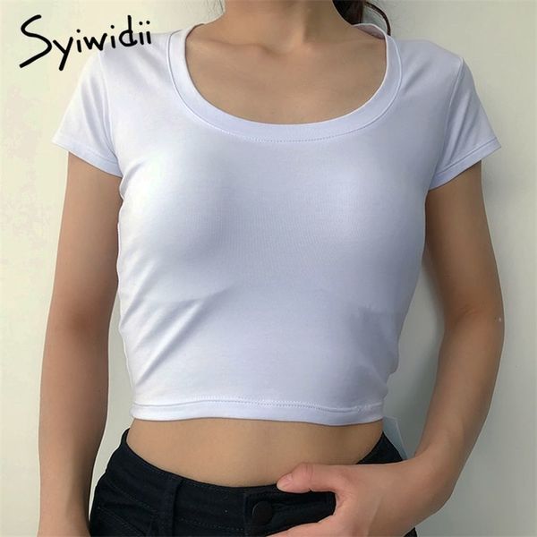 cotton t shirt for women tshirts fashion clothing summer solid o-neck slim shirts vintage short sleeve white 210607
cotton t shirt for women tshirts fashion clothing summer solid o-neck slim shirts vintage short sleeve white 210607