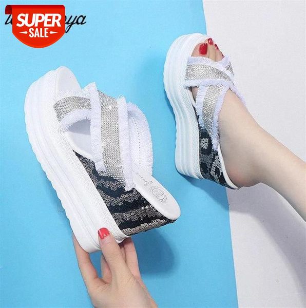 Women's Chunky Slippers Fashion Rhinestone Platform Shoes 2020 Summer Ladies Woman Beach Slipper women #H72v, Black
Women's Chunky Slippers Fashion Rhinestone Platform Shoes 2020 Summer Ladies Woman Beach Slipper women #H72v, Black