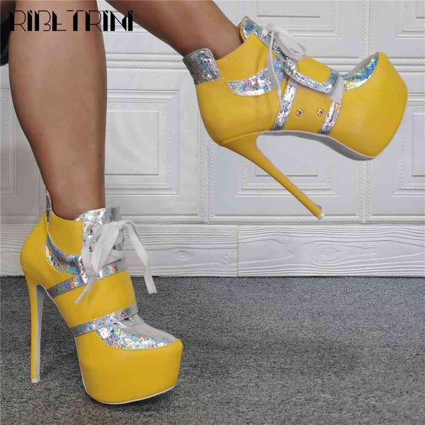 boots big size 47 ladies mixed color lace up platform boots women stiletto high heel luxucy shoes woman, Black
boots big size 47 ladies mixed color lace up platform boots women stiletto high heel luxucy shoes woman, Black