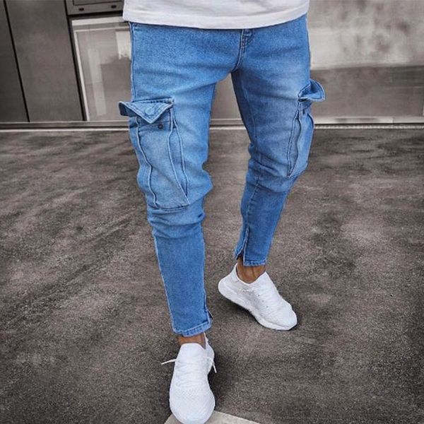 men's jeans men pencil solid color straight classic denim trousers casual daily parties male slim fit cowboy jogging pants, Blue
men's jeans men pencil solid color straight classic denim trousers casual daily parties male slim fit cowboy jogging pants, Blue