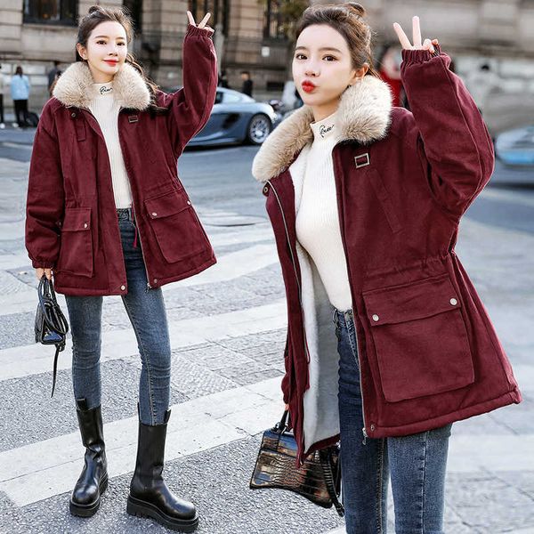 2021 winter cloth korean waist embroidery thickened denim cotton cloth women's middle and long versatile work cloth, Black;brown
2021 winter cloth korean waist embroidery thickened denim cotton cloth women's middle and long versatile work cloth, Black;brown