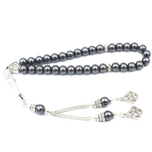 link, chain 8mm round beads gallstone type middle eastern islam muslim tasby handmade rosary, Black
link, chain 8mm round beads gallstone type middle eastern islam muslim tasby handmade rosary, Black