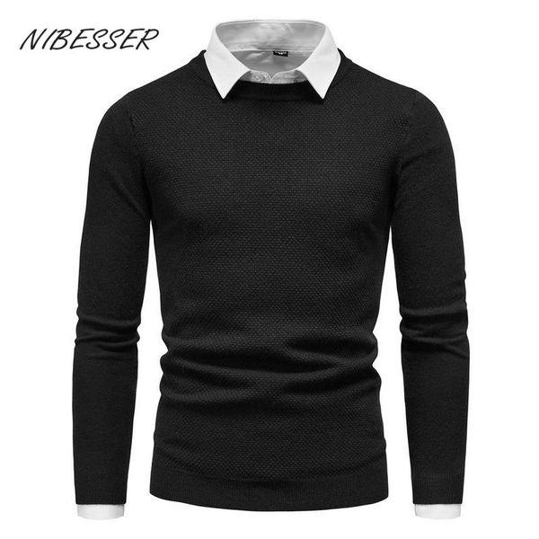 men's sweaters nibesser cotton sweater men long sleeve business pullovers outwear man o neck male fit knitting clothing korean style, White;black
men's sweaters nibesser cotton sweater men long sleeve business pullovers outwear man o neck male fit knitting clothing korean style, White;black