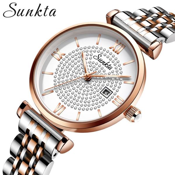 wristwatches sunkta luxury watch women dress clock gold waterproof japan quartz movement ladies brand girls wristwatch gift relogio, Slivery;brown
wristwatches sunkta luxury watch women dress clock gold waterproof japan quartz movement ladies brand girls wristwatch gift relogio, Slivery;brown