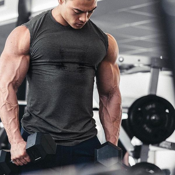 men' tank solid color men 2021 bodybuilding tight undershirt gym muscle male fashion o-neck running sports sleeveless, White;black
men' tank solid color men 2021 bodybuilding tight undershirt gym muscle male fashion o-neck running sports sleeveless, White;black