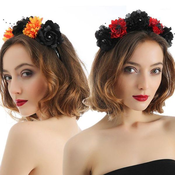 halloween day of the dead headband artificial rose flower beads spider hair hoop x7ya1
halloween day of the dead headband artificial rose flower beads spider hair hoop x7ya1