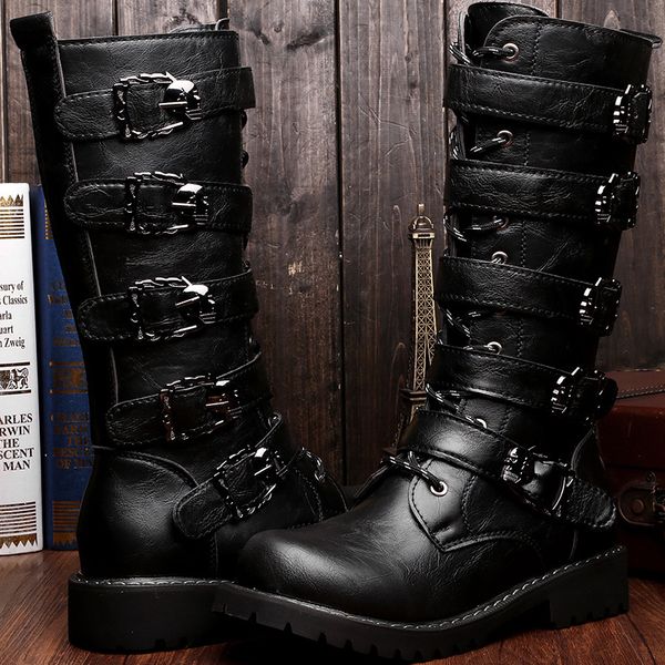 454647 size high mens boots leather boots model large size shoes leather boots mens riding mens model, Black
454647 size high mens boots leather boots model large size shoes leather boots mens riding mens model, Black