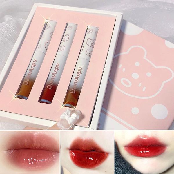 lip gloss 3pcs/set mirror glass velvet matte texture lipstick longlasting liquid glaze tint cosmetic women makeup tslm2
lip gloss 3pcs/set mirror glass velvet matte texture lipstick longlasting liquid glaze tint cosmetic women makeup tslm2
