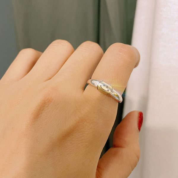 smile face female fashion personality indifference s925 silver adjustable ring
smile face female fashion personality indifference s925 silver adjustable ring
