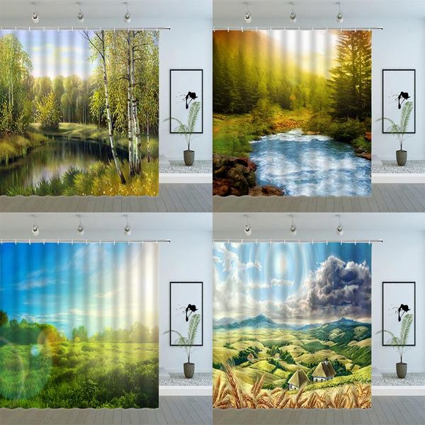 shower curtains natural landscape spring forest plant flower scenery bathroom waterproof polyester decor cloth hanging curtain
shower curtains natural landscape spring forest plant flower scenery bathroom waterproof polyester decor cloth hanging curtain