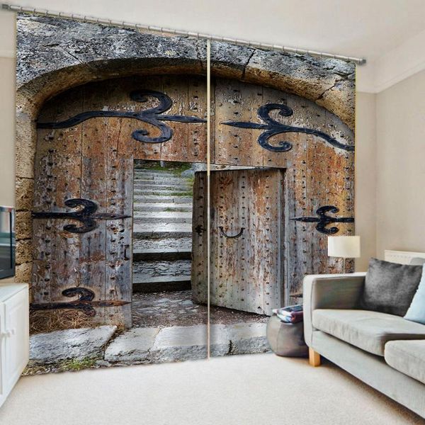 luxury blackout 3d window curtain for living room retro door curtains printing blockout polyester & drapes
luxury blackout 3d window curtain for living room retro door curtains printing blockout polyester & drapes