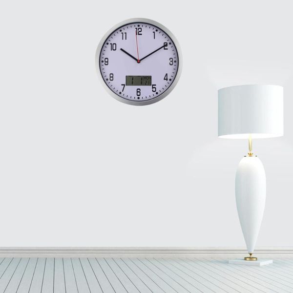 wall clocks 1pc 10 inch clock with and hygrometer accurate hanging for home office not included batteries silver
wall clocks 1pc 10 inch clock with and hygrometer accurate hanging for home office not included batteries silver