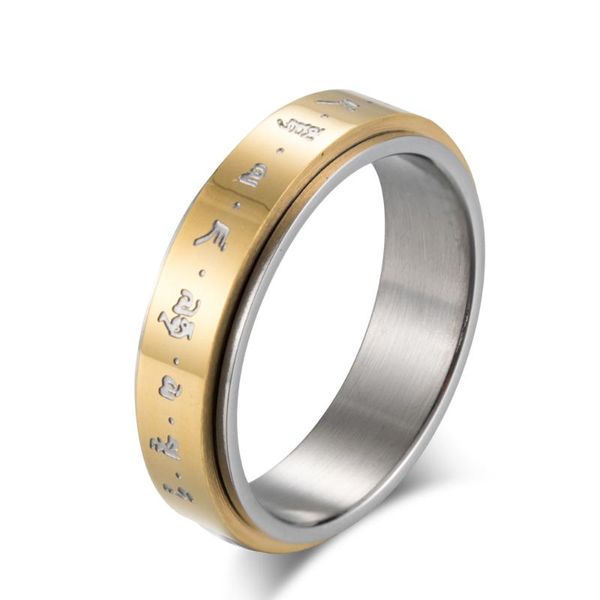 wedding rings fashion stainless steel spin ring couples men and women trendy simple punk jewelry gift 10271, Slivery;golden
wedding rings fashion stainless steel spin ring couples men and women trendy simple punk jewelry gift 10271, Slivery;golden