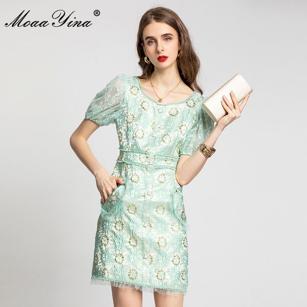 designer summer fashion vintage floral print green short dress women lace sleeve splice elegant party mini 210524, Black;gray
designer summer fashion vintage floral print green short dress women lace sleeve splice elegant party mini 210524, Black;gray