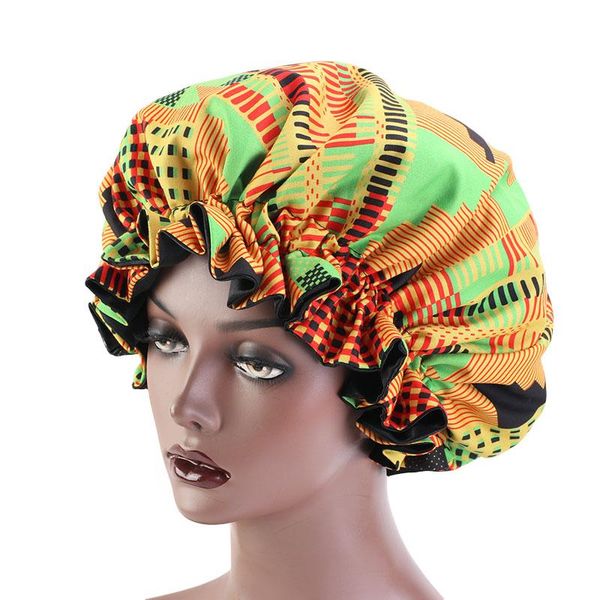african pattern ankara print fabric bonnet night sleep cap big size double layer satin turban hair loss cap chemo headwear, Blue;gray
african pattern ankara print fabric bonnet night sleep cap big size double layer satin turban hair loss cap chemo headwear, Blue;gray