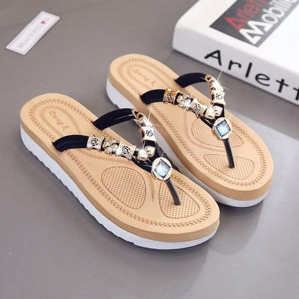 slippers summer fashion rhinestone women flip flops shoes sandals slipper outside beach, Black
slippers summer fashion rhinestone women flip flops shoes sandals slipper outside beach, Black