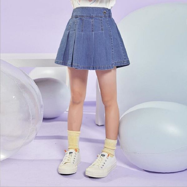2-10t jeans skirt shorts for girls toddler kid baby clothes summer denim pleated skirt shorts girls elegant cute sweet trousers, Blue
2-10t jeans skirt shorts for girls toddler kid baby clothes summer denim pleated skirt shorts girls elegant cute sweet trousers, Blue