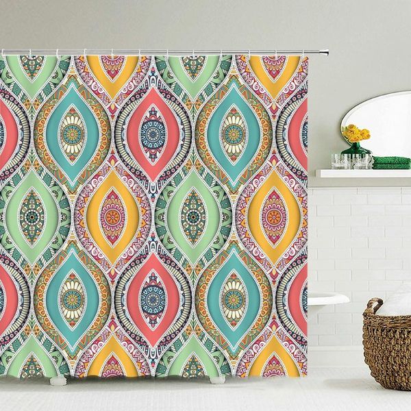 shower curtains bohemian style printed fabric waterproof bathroom curtain 180x180cm decor with 12 hooks
shower curtains bohemian style printed fabric waterproof bathroom curtain 180x180cm decor with 12 hooks