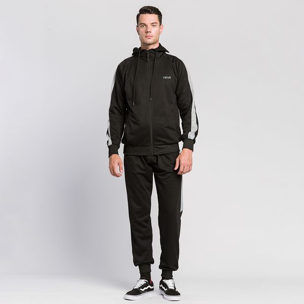 tracksuit Men's hooded classic hoodie hoodies pencil sports pants with drawstring, Gray
tracksuit Men's hooded classic hoodie hoodies pencil sports pants with drawstring, Gray