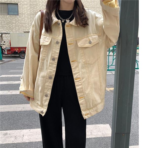 women's jackets 2021 autumn korean version loose short wild jacket casual fashion trendy sister denim clothing, Black;brown
women's jackets 2021 autumn korean version loose short wild jacket casual fashion trendy sister denim clothing, Black;brown
