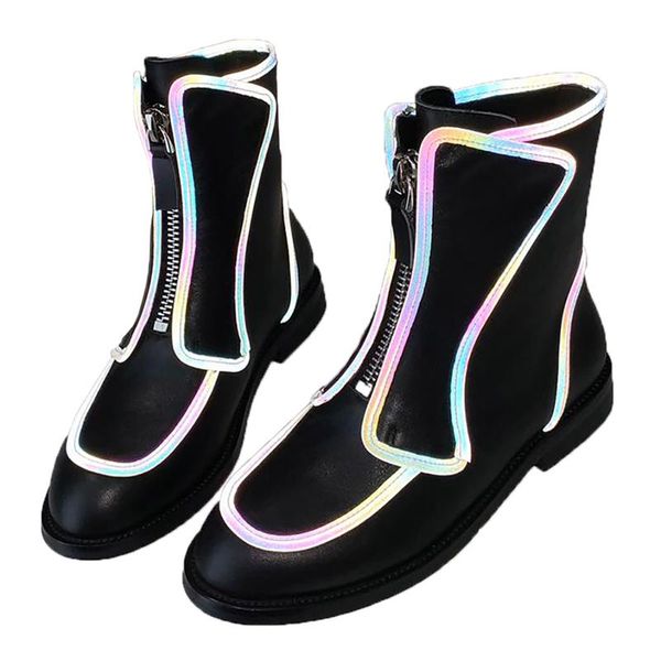 boots brand designer fashion cowhide zipper ankle round toe square heel platform motorcycle women comfortable botas mujer, Black
boots brand designer fashion cowhide zipper ankle round toe square heel platform motorcycle women comfortable botas mujer, Black