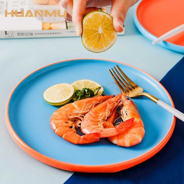 dishes & plates creative contrasting color tableware household ceramic plate el restaurant dish coffee store steak pasta dinner
dishes & plates creative contrasting color tableware household ceramic plate el restaurant dish coffee store steak pasta dinner