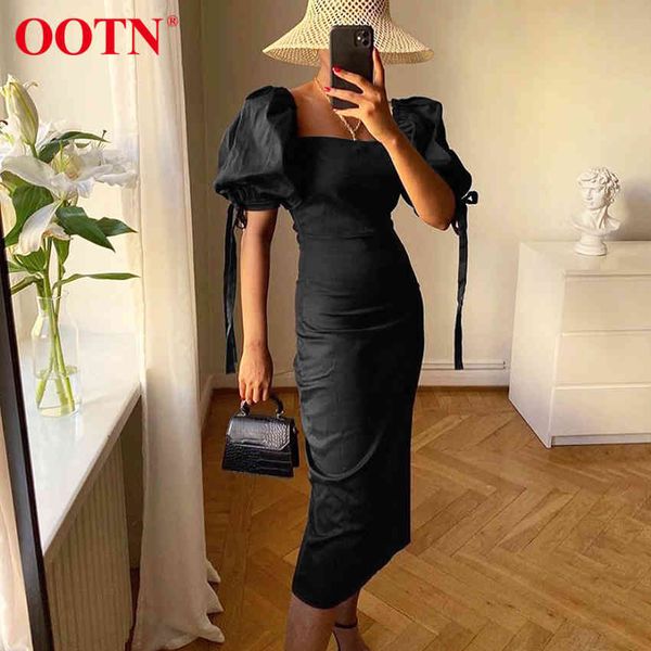 ootn elegant square neck puff sleeve black midi dress women summer lace up short sleeve office lady pencil ladies dress cotton 210413, Black;gray
ootn elegant square neck puff sleeve black midi dress women summer lace up short sleeve office lady pencil ladies dress cotton 210413, Black;gray