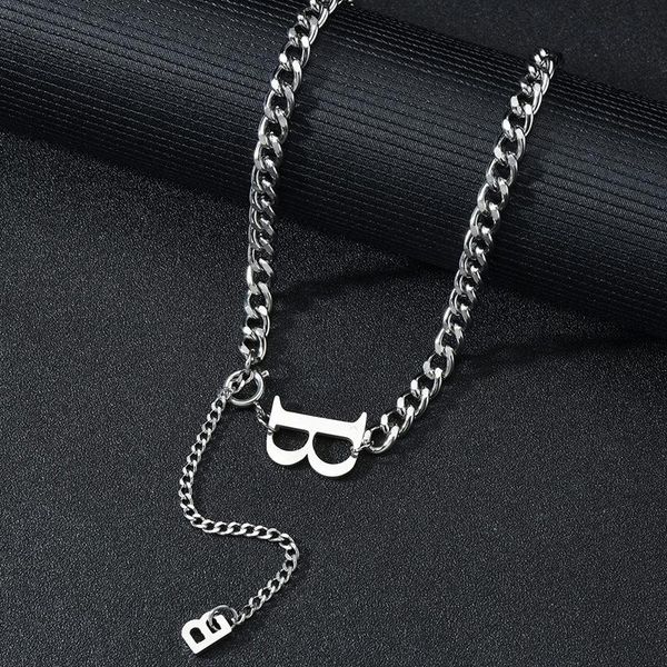 simple b word short necklace female ins cold wind letter clavicle chain temperament fashion titanium steel jewelry wholesale pendant necklac, Silver
simple b word short necklace female ins cold wind letter clavicle chain temperament fashion titanium steel jewelry wholesale pendant necklac, Silver