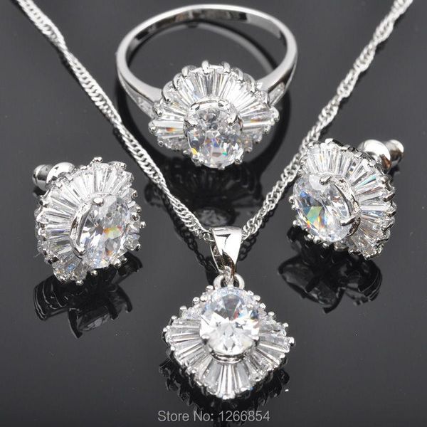 earrings & necklace white cubic zirconia for women silver plated jewelry sets earrings/pendant/necklace/rings js0309
earrings & necklace white cubic zirconia for women silver plated jewelry sets earrings/pendant/necklace/rings js0309