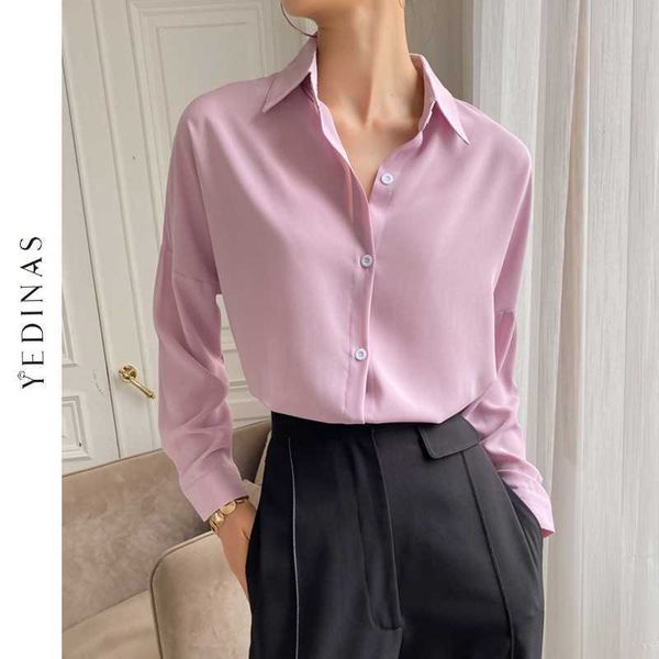 yedinas spring women shirts white office solid chiffon blouse female korean fashion casual long sleeve blusas mujer 210527
yedinas spring women shirts white office solid chiffon blouse female korean fashion casual long sleeve blusas mujer 210527