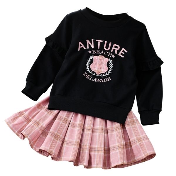 sets mottelee clothes cotton autumn new long sleeve sweatshirt + skirt 2pcs girls clothing set kid girl suits 2-6 year c0225, White
sets mottelee clothes cotton autumn new long sleeve sweatshirt + skirt 2pcs girls clothing set kid girl suits 2-6 year c0225, White