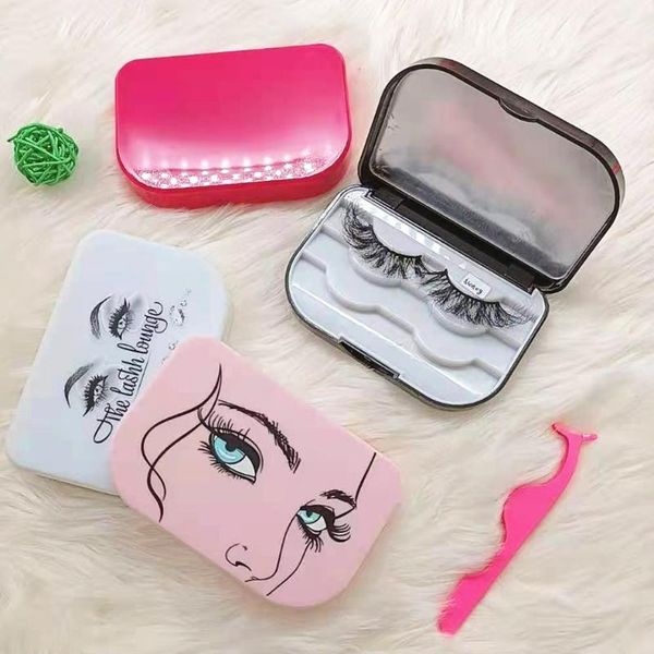 false eyelashes 3 pairs eyelash storage box 4 colors makeup organize provide custom print logo on the
false eyelashes 3 pairs eyelash storage box 4 colors makeup organize provide custom print logo on the