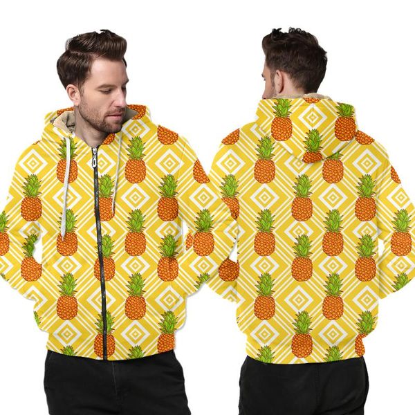 men's hoodies & sweatshirts ogkb men zip up hoodie winter coat zipper fruits orange pineapples print 3d women's casual warm thicke, Black
men's hoodies & sweatshirts ogkb men zip up hoodie winter coat zipper fruits orange pineapples print 3d women's casual warm thicke, Black
